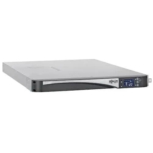 Eaton Tripp Lite SU1500LCD1U 120V 1440VA 1440W Double-Conversion Smart Online UPS, 5-Outlet, Card Slot, LCD, USB, DB9, 1U Rack