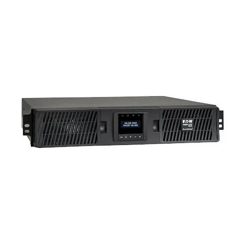 Eaton Tripp Lite SU750RTXLCD2UN SmartOnline 750VA 675W 120V Double-Conversion UPS - 8 Outlets, Extended Run, Network Card Included, LCD, USB, DB9, 2U Rack/Tower