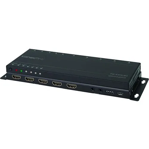 Kanex SW-4X1SL18G UltraSlim 4K HDMI 4x1 Switcher with 4:4:4 Color Space and 18G