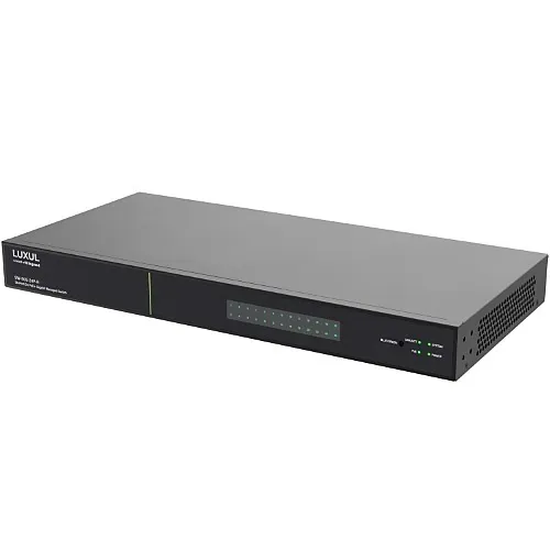 Luxul SW-505-24P-R 24 PoE+ 2 Combo RJ45/SFP Rear-Facing Ports, 1Gb L2/L3 Managed Switch, US Power Cord
