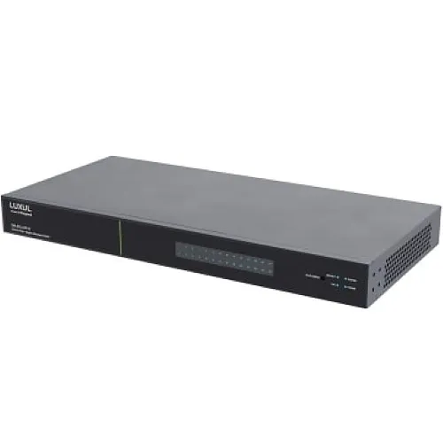 Luxul SW-615-24P-R 24 PoE+/ 4 (10G) SFP+ Rear-Facing Ports, 1 Gb L2/L3 Managed Switch, US Power Cord