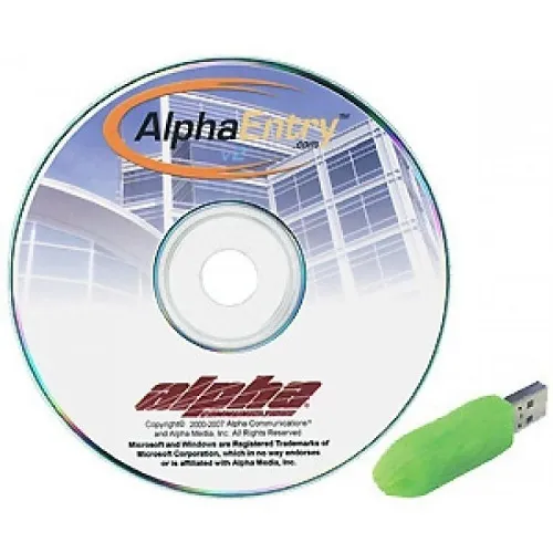 Alpha SW-ALENTRY5 Software, Version 5