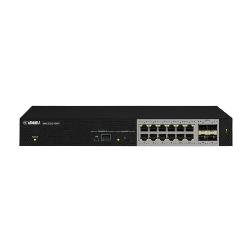 Yamaha SWX2320-16MT 16-Port L2 MultiGigabit Network Switch with 4 SFP+ Ports