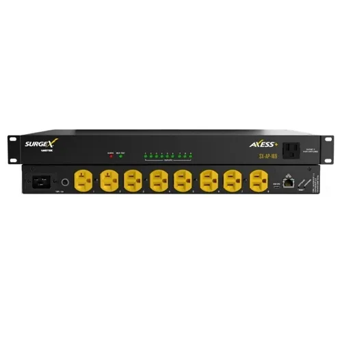 SurgeX SX-AP-169 Axess Plus 9-Outlet Rackmount 16A Surge Eliminator / Power Conditioner