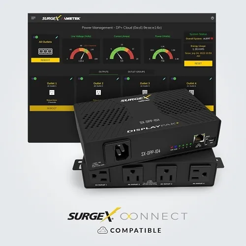SurgeX SX-DPP-104 Internet Protocol Connected Multi-Stage Surge Suppressor