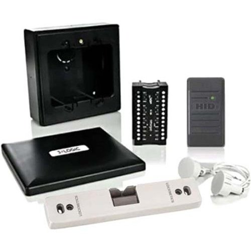 infinias S-DOOR-KIT-WH-LRS Intelli-M Single Door Add Kit with Wiegand HID Prox Reader with Strike and Sensors, Locknetics Allegion Compatible