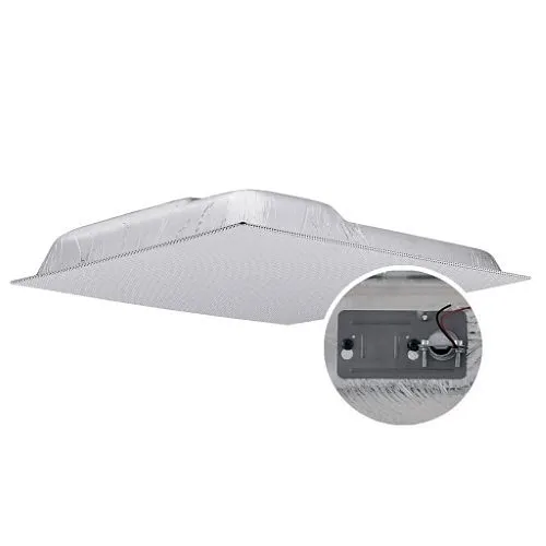 Quam SYSTEM 17/8 Flat Frequency 2' 2' Lay-In Ceiling Tile Replacement Enclosure, ½" Audio Connection, White