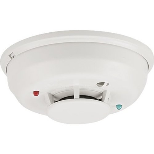 System Sensor 4WITAR-B Photoelectric i3 Smoke Detector with Isolated Thermal Sensor, 4-Wire, Built-in Sounder, Form Relay, White