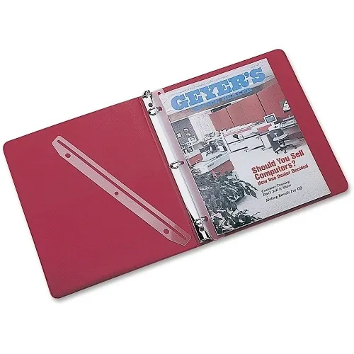 Rubbermaid T02802 Plastic Edge Magazine Holders, Clear, 12-Pack