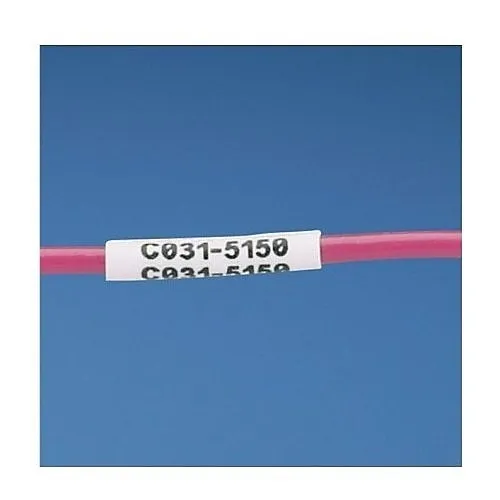 Panduit T050X000CBC-BK P1 Vinyl Cloth Continuous Tape Cassette, 12.5'x0.5", White