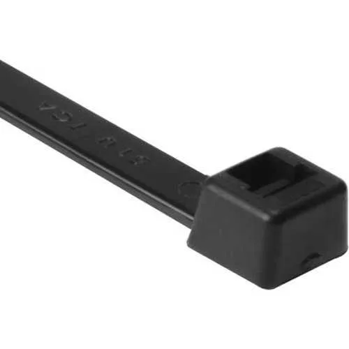 HellermannTyton T120L0K2 30" Heavy Duty Cable Tie, UL Rated, 120 lb Tensile Strength, PA66, 50-Pack, Black