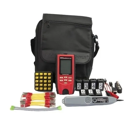 Platinum Tools T130K3 VDV MapMaster 3.0 Cable Tester Deluxe PRO Kit, Includes Testing Unit, Remote, Accessories and Case