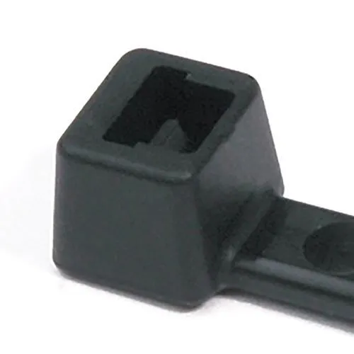 HellermannTyton T18L0C2 8" Cable Tie, 18 lb, 100-Pack, Black