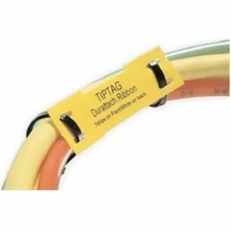 HellermannTyton T18R0HSM4 4" High-Temp Cable Tie, UL Rated, 18lb Tensile Strength, PA66HS, 1000-Pack, Black