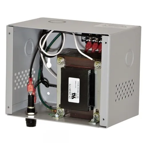 Altronix T2428175C220 Open Frame Transformer, 24/28V AC at 175VA, 220-240V AC, CAB4 Enclosure