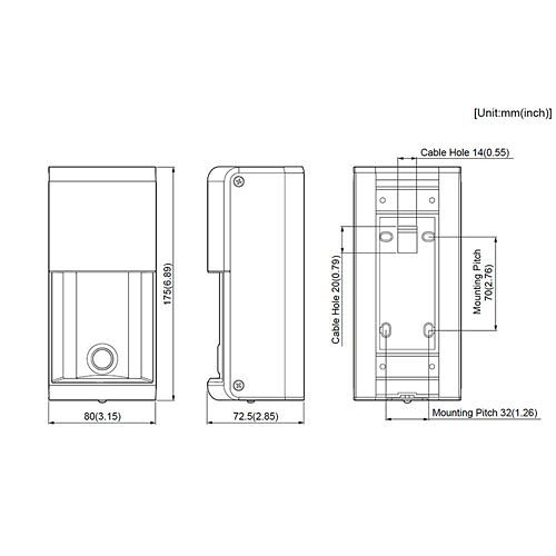 Optex OVS-01GT 18' Range Microwave and Ultrasonic Vehicle Presence Sensor