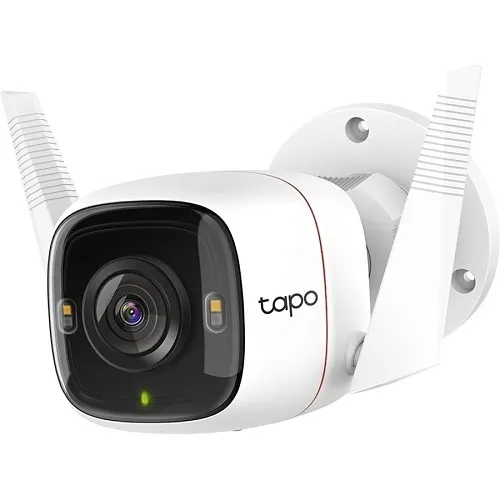 TP-Link TAPO C320WS 2K 4MP Outdoor Security Wi-Fi Camera with Starlight Night Vision, IP66, White