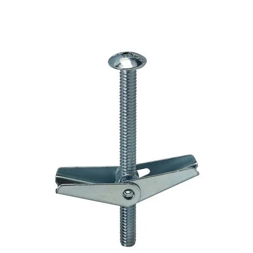 Dottie TB83DS 1/8" 3" Square/Slotted Mushroom Head Toggle Bolt, 50-Pack