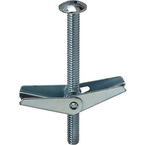 Dottie TBC42 1/4" 2" Phillips, Slotted Mushroom Head Toggle Bolt, 50-pack
