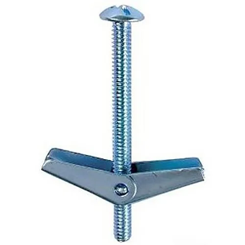 Dottie TBC82 1/8" 2" Phillips/Slotted Mushroom Head Toggle Bolt, 50-Pack