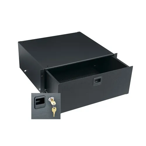 Middle Atlantic TD4LK Heavy Duty Rack Mounted Drawer with Lock, 4U