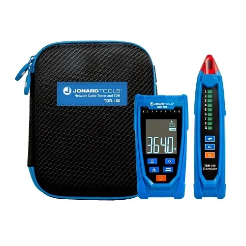 Jonard Tools TDR-100 Network Cable Tester and TDR, 6.6-1312' Detection