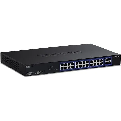 TRENDnet TEG-3284WS 28-Port Multi-Gig Web Smart Switch, 24-Port 2.5G, 4-Port 10G SFP+