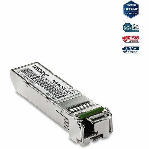 TRENDnet TEG-MGBS10D5 Mini-Gbic Dual Wavelength Single-Mode LC Module 1550 (10 km)