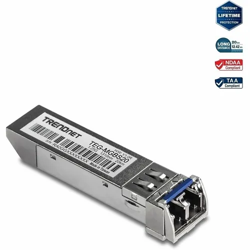 TRENDnet TEG-MGBS20 SFP Single Mode Lc Module 20km