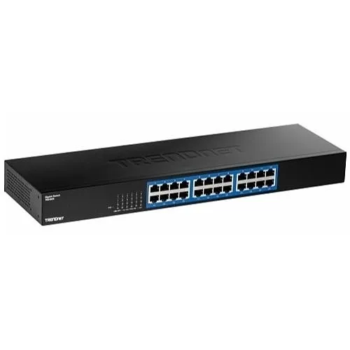 TRENDnet TEG-S25 24-Port Gigabit Rack Mountable Switch, RJ-45