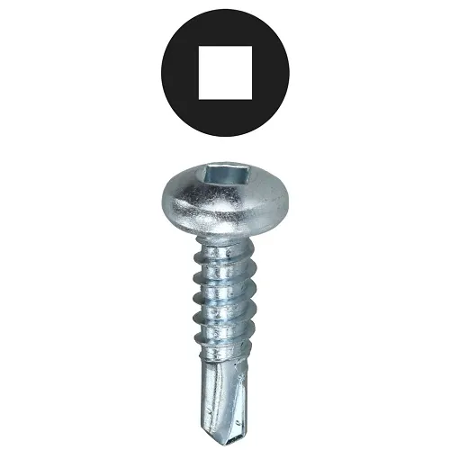Dottie TEKDD1012 Bolt, #10 1/2" Square Drive Pan Head Self Drilling