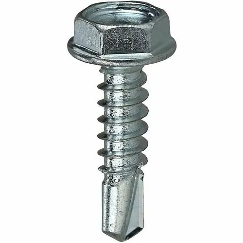 Dottie TEKHW14114 Screw, #14 1-1/4" Hex Washer Head Self Drilling Screw