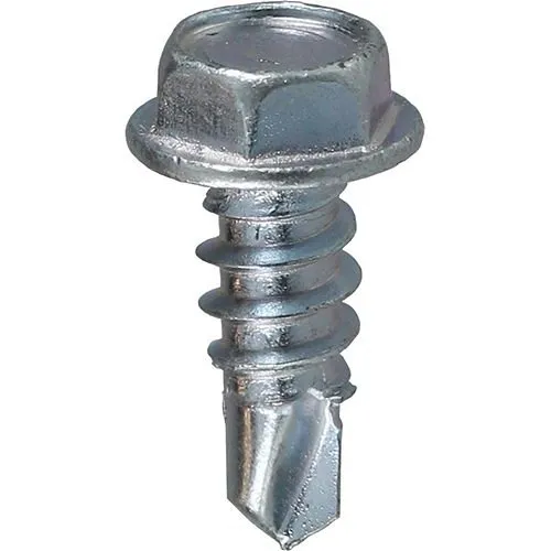Dottie TEKHW834 #8 3/4" Hex Washer Head Self Drilling Screw, 100-Pack
