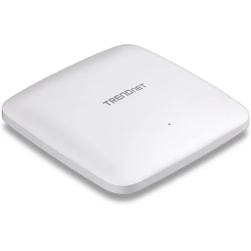 TRENDnet TEW-921DAP AX1800 Dual Band Wi-Fi 6 PoE  Access Point, 1201Mbps   576Mbps Bands, MU-MIMO and OFDMA, 1024-QAM, White