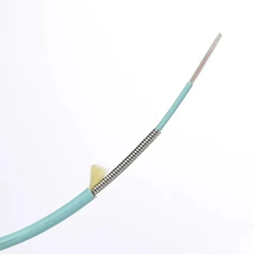 TiniFiber TF12R-OM4-PL OM4 12-Fiber Ribbon Plenum Indoor Armored Fiber Optic Cable