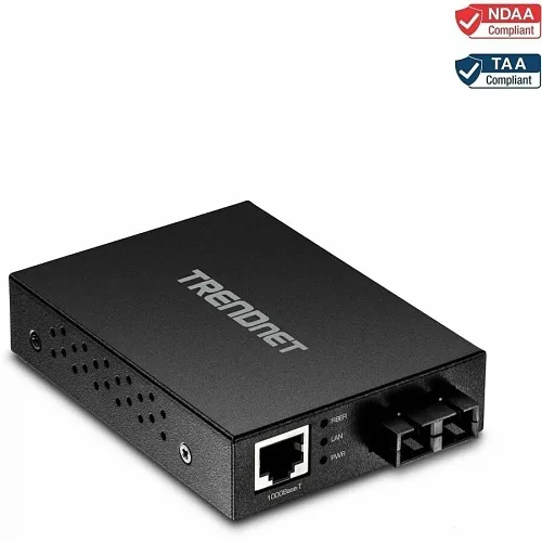 TRENDnet TFC-GMSC 1000base-T to 1000-Base-Sx Multi-Mode Sc Fiber Converter