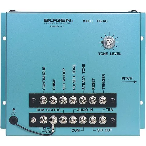 Bogen TG4C Multiple Tone Generator for Paging Systems