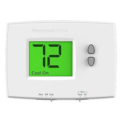 Honeywell Home TH1110E1000/U E1 Pro Non-Programmable Thermostat, Large LCD Display
