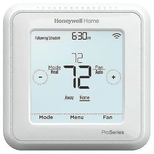 Honeywell Home TH6320ZW2007/U Z-Wave T6 Pro Programmable Thermostat with SmartStart, Low Voltage, UWP Mount, White