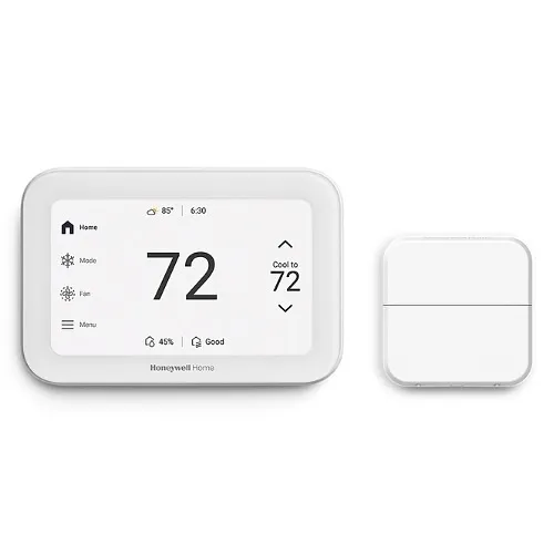 Honeywell Home THX1200W5/U ElitePro S1200 Smart Thermostat, 5" Touchscreen, White