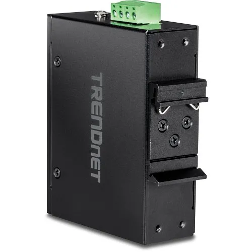 TRENDnet TI-PF11SFP Industrial SFP to Gigabit PoE+ Media Converter