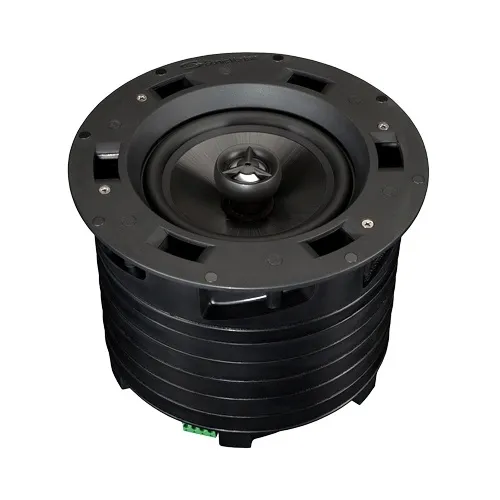 Beale Street TIC801 8" 2-Way In-Ceiling / In-Wall Speaker, 70/100V Power Handling, 8 Ohms, 5-120W