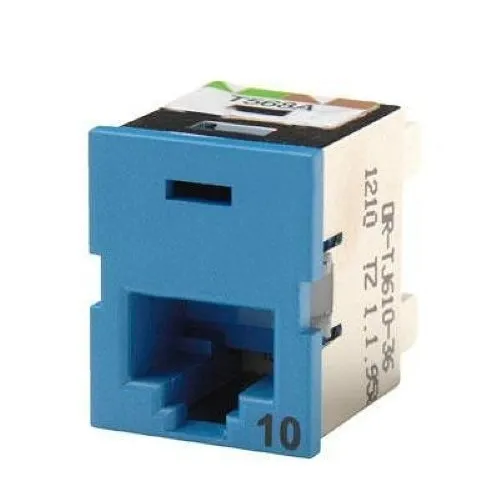 Ortronics TJ610-36 10G CLRTY Ethernet Cable, T568A/B Wiring, Blue