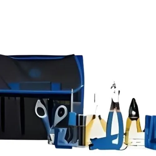 Jonard Tools TK-120 Fiber Prep Kit with Connector Cleaners, Visual Fault Locator