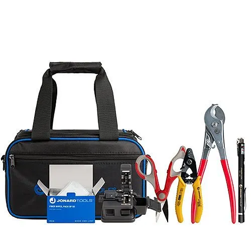 Jonard Tools TK-184A Fiber Optic Connector Clean and Prep Kit
