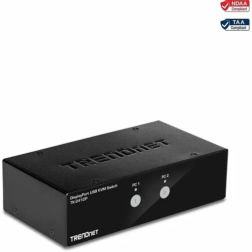 TRENDnet TK-241DP 2-Port DisplayPort KVM Switch