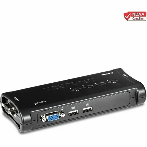 TRENDnet TK-407K 4-Port USB KVM Switch Kit
