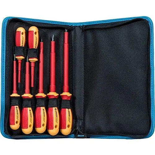 Jonard Tools TK-70INS Insulated Screwdriver Kit, 7-Piece