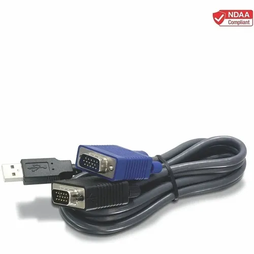 TRENDnet TK-CU15 15ft USB/VGA KVM Cable