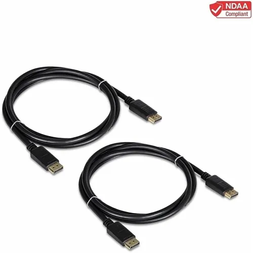 TRENDnet TK-DP06/2 DisplayPort 1.2 Cable, 6-Foot, 2-Pack